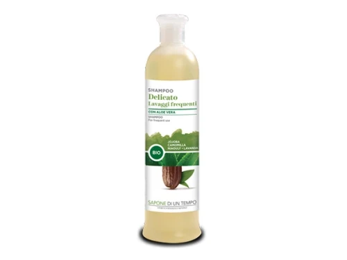 Szampon do codziennego mycia Aloe Vera & Olejek Jojoba 500 ml - SAPONE DI UN TEMPO