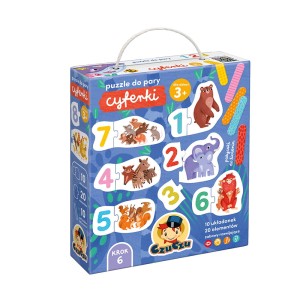 CzuCzu Puzzle do pary CYFERKI 3+