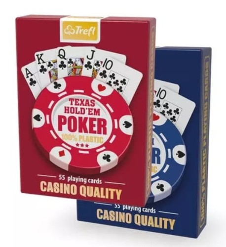 Karty do gry Poker plastik Trefl Muduko
