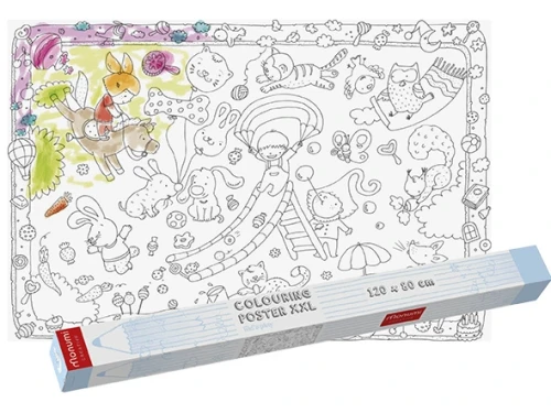 Kolorowanka podłogowa XXL - KICIA KOCIA Baw się razem z nami 3l+ MONUMI