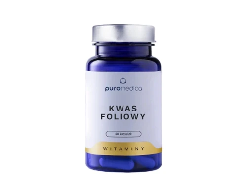 Kwas foliowy 60 kapsułek - PUROMEDICA