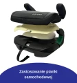 Siedzisko Isofix Eris Beige 125-150 cm SORINO