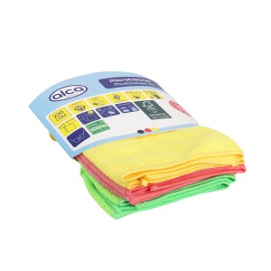 Zestaw ściereczek z mikrofibry 40x40cm 220 g/m² 3szt. MultiWipe M Alca