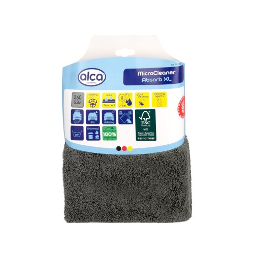 Chłonna ściereczka MicroCleaner Absorb XL 90x60cm szara 360 g/m² Alca