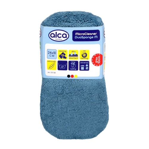 Gąbka z mikrofibry MicroCleaner DuoSponge M Blue/White Alca