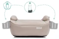 Fotelik Samochodowy i-Size 125-150cm ISOFIX Beige Lekka Podstawka