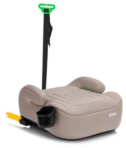 Fotelik Samochodowy i-Size 125-150cm ISOFIX Beige Lekka Podstawka