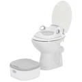 Nocnik 3w1 Toaleta WC Nakładka Podest Podnóżek White/Grey Fillikid
