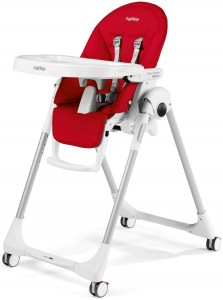 Peg Perego Krzesełko z funkcją leżaczka Prima Pappa Follow Me FRAGOLA 