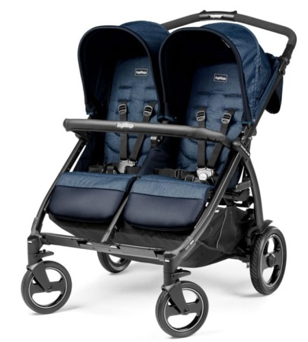 Wózek bliźniaczy BOOK FOR Two Classico INDIGO Peg Perego
