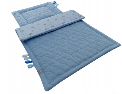 Komplet pościeli do wózka VELVET 50x75 blue OLKA