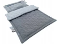 Komplet pościeli do wózka VELVET 50x75 grey OLKA