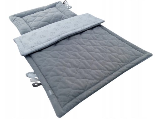 Komplet pościeli do wózka VELVET 50x75 grey OLKA