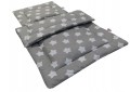 Pościel do wózka, kołyski 50x75 2el. Szare Gwiazdki Olka