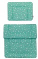 Pościel do wózka, kołyski 50x75 2el. Zielone Gwiazdki Olka