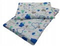Pościel do wózka, kołyski 50x75 2el Kolorowe Serca Olka