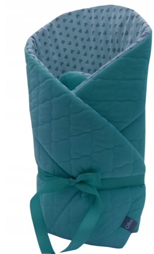 Rożek, becik niemowlęcy 75x75 MINT VELVET OLKA