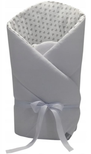 Rożek, becik niemowlęcy JERSEY 75x75 WHITE OLKA