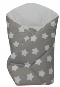 Rożek, becik niemowlęcy Szare Gwiazdki OLKA 