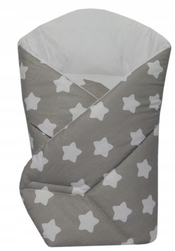 Rożek, becik niemowlęcy Szare Gwiazdki OLKA