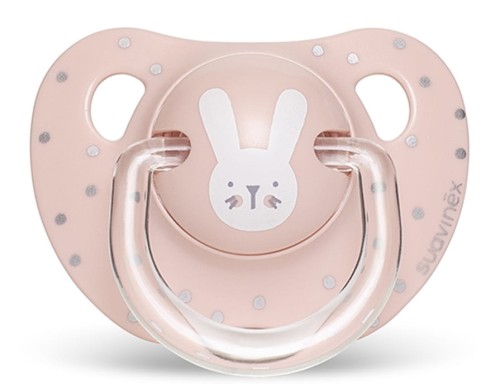 Suavinex Smoczek Anatomiczny 0-6 Hygge Królik Pink