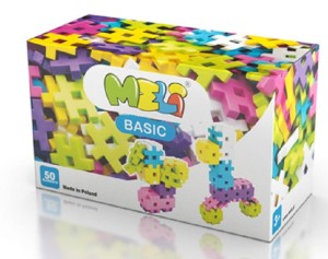 Klocki Meli Basic Pink 50 sztuk