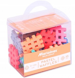 Marioinex Klocki Waffle Mini Pastel 35 el