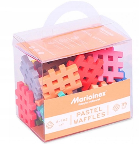 Marioinex Klocki Waffle Mini Pastel 35