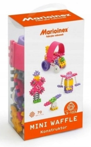 Marioinex Klocki Wafle Mini Dziewczynka 70