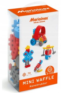 Marioinex Wafle Mini Konstruktor Chłopiec 70 el.