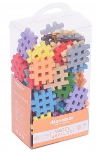 Marioinex Klocki Waffle Mini Pastel 70 el.
