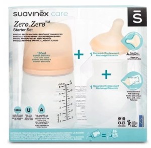 Suavinex Zestaw Startowy 180ml Zero Zero