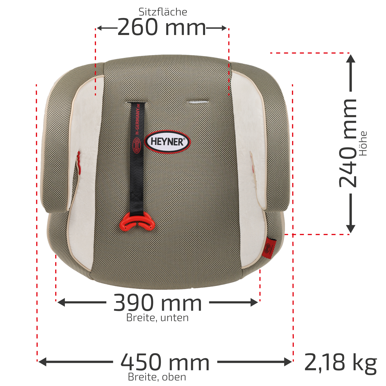 Siedzisko SafeUp XL Heyner Beige