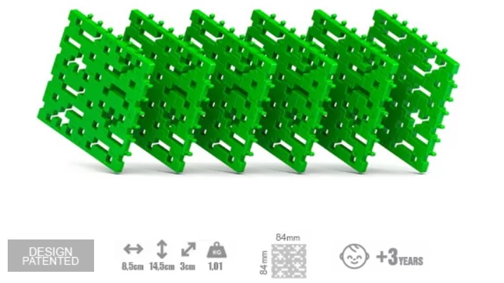 Meli Basic Baseplate Podstawa Budowlana 6szt
