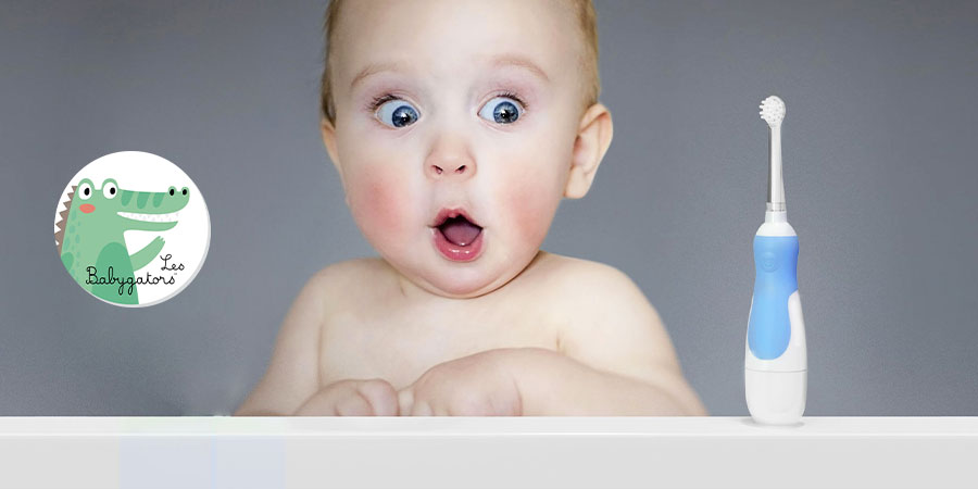 Szczoteczka Soniczna LED dla dzieci 0-5 lat  Les Babygators